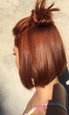 Beautiful Red Hair, Hair Color Auburn, Penteado Cabelo Curto, Hair Color Balayage, Orange Hair