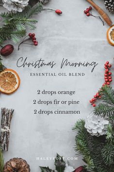 Morning Essential Oil Blend, Christmas Diffuser Blends, Christmas Lockscreen, Essential Oil Combinations, Doterra Business, Essential Oil Diffuser Blends Recipes, Young Living Essential Oils Recipes, Holiday Prep