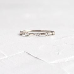 |14k White Gold Andover Massachusetts, Handcrafted Engagement Ring, Melanie Casey, Stacked Wedding Bands, Diamond Stacks, Basket Setting, Double Diamond, Twisted Band, Necklace Chain Lengths