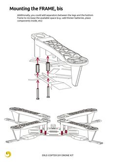 the diagram shows how to install and use the frame for an airplane's cockpit