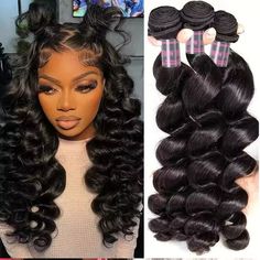 Achieve effortless beauty with Ishow's Flash Sale. Get 26, 28, and 28 inch human hair bundles, paired with a lace closure, for only 149.99. Perfect for versatile styles, choose from Body Wave, Loose Wave, or Straight textures. Limited time offer for Ishow's best selling bundles. PRODUCT FEATURES Item: Ishow Best Selling Body Wave/Loose Wave/Straight/Looose Deep Human Hair Bundles With Closure Hair Material: Human Hair Weave, No Shedding, Tangle Free Hair Color: Natural Black Color/P4/27 Hair Gra Body Wave Sew In With Leave Out, Traditional Sew In, Sew In Weave With Closure, Selling Bundles, Indian Hair Color, Tangle Free Hair, Straight Human Hair Bundles, Brazilian Body Wave Hair, Bundles With Closure