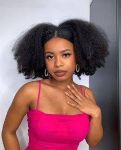 4c Blowout, Daughter Of The Most High, Afro Puff Hairstyles, Natural Hair Woman, Hair Puff, 4c Natural Hair, Blowout Hair, Natural Hair Updo, Coily Hair