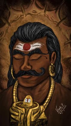 Ravana Tattoo, King Ravana, Digital Art Drawing, Drawing Face, King Art, Drawing Painting, Art Drawing, Fantasy Art, Digital Art