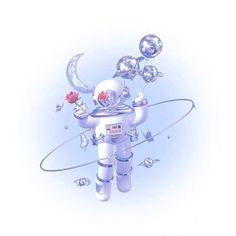 an image of a robot that is floating in the air