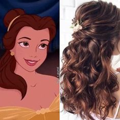 beauty and the beast hairstyle before and after