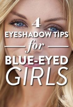 Eyeshadow tips for blue eyes Makeup Tips For Blue Eyes, Make Up Diy, Blonde With Blue Eyes, Eyeshadow Tips, Makeup For Older Women, Makeup Tip