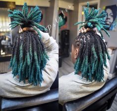 2 Color Dyed Locs, Coloring Locs, Dyed Dreadlocks, Loc Products, Pretty Dreads