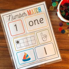 Numbers 1-10 Sorting & Counting Activity - Arrows And Applesauce Counting Activity Preschool, Homeschool Games, Activity Preschool, Busy Binder, Counting Activity, Tally Marks, Teaching Numbers, Match Game, Numbers Preschool