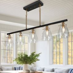 an image of a dining room light fixture