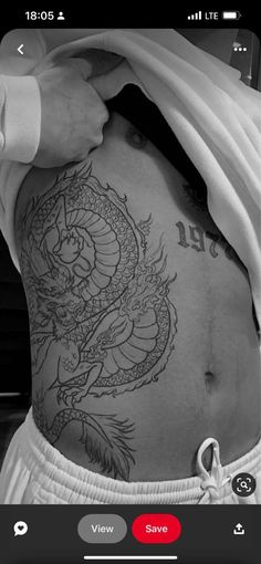 Dragon Rib Tattoo Men, Thigh Dragon Tattoo Men, Men’s Ribs Tattoo, Chinese Dragon Rib Tattoo, Men Tattoo Dragon, Rib Men Tattoo, Rib Tattoo Dragon, Dragon Ribcage Tattoo, Dragon Ribs Tattoo