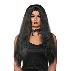 Costume wig produced by Underwraps. Underwraps Costumes focuses on both value and quality when it comes to their products. They are known for always remaining innovative by using unique fabrics and coming up with original designs. With such a great costume selection for both adults and kids, you'll feel amazing in any one of their unique costumes! Color: Black. Witch Costumes, Witch Halloween Costume, Unique Costumes, Hair Essentials, Costume Wigs, Halloween Celebration, Adult Costumes, Costume Party, Original Designs