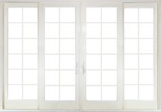 an open white window with glass panes