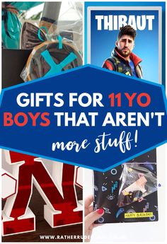 Best 11th birthday gifts ideas for tween boys, DIY gifts that aren’t toys or more stuff plus best no waste and low waste creative gifts for older kids, handmade gifts ideas that are low cost and easy to make, plus what to gift your 11 year old son or grandson turning 11, birthday gift basket ideas and unique Christmas gifts ideas plus minimalist boys stocking fillers ideas - perfect for thinking of what to gift older boys who have everything! 12th Birthday Gifts, Birthday Gift Basket Ideas, Teen Gift Basket, Kids Handmade Gifts, Gifts Ideas For Christmas