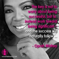 ophele whiney quote about being successful