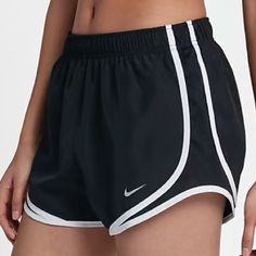 Color Black/Black/White/Wolf Gray Dri-Fit Curved Hem 3 Inch Inseam Side Mesh Panels Brief Lined Nike Tempo Running Shorts, White Athletic Shorts, Black Nike Pros, Nike Tempo Shorts, Board Shorts Women, Nike Tempo, Nike Athletic Shorts, Drawstring Waist Shorts, Running Shorts Women