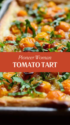 Pioneer Woman Tomato Tart Cherry Tomato Pie Recipe, Easy Tomato Tart Recipe, Pioneer Woman Tomato Pie, Tomato Pie With Cherry Tomatoes, Tomato Tarts, Tomatoe Tart Recipes, Cherry Tomato Tart Recipes, Recipes For Cherry Tomatoes From Garden