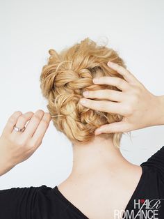 Hair Updos Tutorials, Fine Curly Hair, French Twist Hair, Braided Updo Wedding