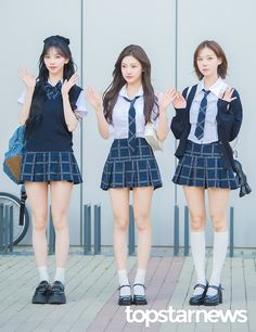 Kpop School Uniform, Ningning Winter, Fan Ideas, High School Fashion, School Uniform Fashion, Yearbook Quotes, School Uniform Outfits, Kawaii Makeup, Laugh Out Loud