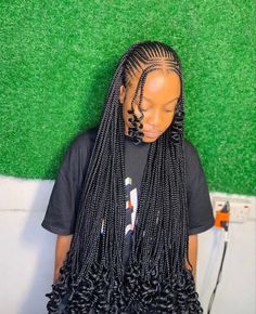 New Hairstyles For 2024, All Back Hairstyle, Box Braids Hairstyles For Black Women, Braided Cornrow Hairstyles