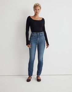 Petite Curvy, Kick Flare Jeans, Kick Flares, Black High Waist, Madewell Jeans, High Waisted Jeans, Denim Details, Madewell Denim, Best Jeans