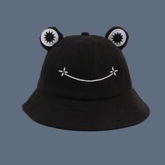 These froggie bucket hats are the perfect travel companions for all of your adventures! Or a great present for a friend! Chose from 6 colors, includes drawstring inside to ensure perfect fit. Flat brim offers a protection from the sunlight for your eyes Foldable material, makes it convenient and portable to carry Perfect for outdoor activities like fishing, travelling, hiking, camping, beach A great accessory to wear any day of the year Adult Size: 22.8 inch (58 cm) Frog Bucket Hat, Frog Fishing, Fishing Cap, Camping Beach, Cute Sun, Bucket Hat Black, Beach Fishing, Cute Frogs, Women Wholesale