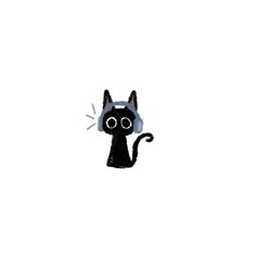 silly cat listening to music Silly Cat Drawing Wallpaper, Skateboard Cat Drawing, Silly Cat Drawing Icons, Black Cat And White Cat Drawing, Silly Black Cat Drawing, Silly Cat Pfp Doodle, Black And White Cats Drawing, Silly Cat Painting, Black Cat Aesthetic Icon