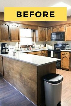 a kitchen that has been cleaned and is in the process of remodeling