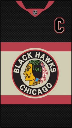 the chicago black hawks jersey is shown