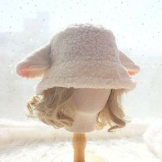 Only 1Pcs beret,not contain other items. 100% Brand New and Good Quality Material: Wool blend Style: Lolita Quantity: 1 Pcs Sheep Ears, Cute Lamb, Cute Sheep, Lambs Ear, Mia 3, Cute Hats, Head Band, Really Cute Outfits, Kawaii Clothes