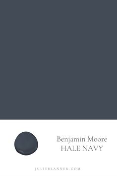 an image of a dark gray color with the words behrumin moore hale navy