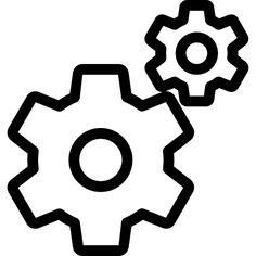 two gears that are connected to each other