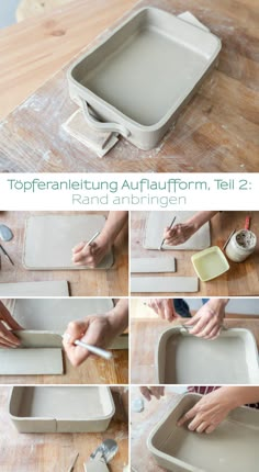 step by step instructions on how to make an easy diy tray for serving food