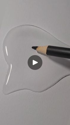 a pencil is drawing an image on the paper