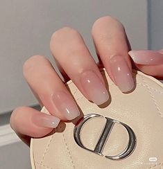 Milky Nails, Hello Nails, Nude Nail Designs, Subtle Nails, Simple Gel Nails, Casual Nails, Work Nails, Blush Nails, Elegant Nails