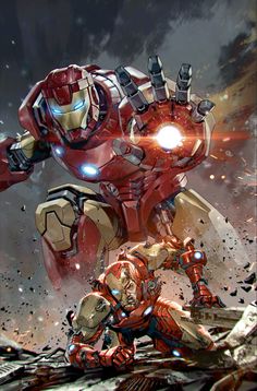 the cover to iron man 3