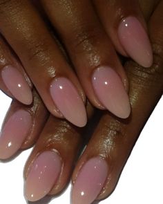 Bride Nails Aesthetic, Natural Work Nails, Pearl Nails Brown Skin, Sheet Pink Nails, Cute Ombré Nails, Natural Nail Color Designs, Nails What To Ask For, Simple Nail Aesthetic, Nude Simple Nail Designs