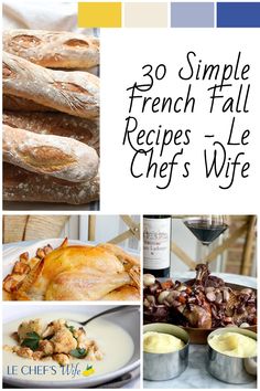 the cover of 30 simple french allrecipes - life chef's wife