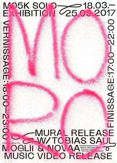 a poster with pink spray paint on it that says mura release wtcbaas sau music video release