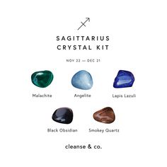 Crystal Kits | Cleanse & Co. – cleanse & co. Crystal Kits, Crystal Store, Tumbled Crystals, Crystals Store, Spiritual Stuff, Kits For Kids, Love Letters, Emerald Green, Astrology