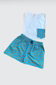 This shorts are perfect pyjamas (pajama) gift for sleeping lovers, couples, lovers, natural fabrics lovers, bride, groom, family, holiday, family holiday, and everyone who loves comforts and natual sleeping.  Cute funny print will make You smile all day long.  Tshirt perfectly matches shorts giving You finished night look! IF COMFORT AND SMILE IS WHAT YOU CARE MOST I HAVE SOMETHING FOR YOU💜❤ Shorts for sleeping in colorful, unusual patterns that will make every morning and night so pleasant. Sh Pajama Gift, Sleep Lover, Cotton Pajama Set, Pyjama Sets, Mens Pajamas Set, Pajamas Gift, Cotton Pajama Sets, Funny Prints, Pajama Robe