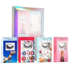 Brand New And Out Of Stock Everywhere! Pack Of 4 Different Types Of Lashes! Sephora Sets Gift, Different Types Of Lashes, Types Of Lashes, The Round Up, Sephora Holiday, Makeup Sephora, Cream Eyeliner, Eye Brushes Set, Brush Sets