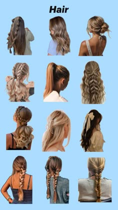 Cute Highschool Hairstyles, Spring Hairstyles Medium Length, Cute Hairstyles For A School Dance, Western School Hairstyles, Cute Hairstyles For Football Games Cheer Hair, Shoulder Length Braid Styles, Country School Hairstyles, Farm Girl Hairstyles, Ocean Hairstyles