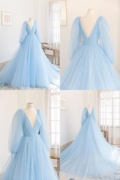 Long Blue Prom Dresses, Ball Gowns Black, Gowns Black, Blue Prom Dresses, Soiree Dress, Gowns Dresses Elegant, Prom Dresses Formal