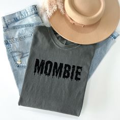 Mombie Shirt - Halloween Mom Shirt - Mama halloween shirt - Funny new mom shirt - Fall tees for mom Fall Tees, New Mom Shirt, Halloween Moms, Mama T Shirt, Motherhood Journey, Funny New, Fall Tee, Mama Shirts, Cozy Cardigan