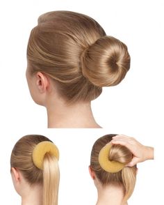 Bunheads Ballet Bun, Perfect Bun, Hair Bun Maker, Peinados Fáciles Para Cabello Corto, Hoco Hair Ideas, Brown To Blonde, Braids For Short Hair, Hair Tips, Hairstyles For School