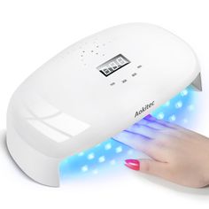 PRICES MAY VARY. 🥥High Efficient for Curing All Nail Gels - Aokitec UV light for Nails adopts UV LED dual light sources with 56pcs LED lamp beads. Aokitec gel x lamp has wide compatibility and can cure any brand and all types of UV nail gels, nail glue gel, gel nail polish, builder nail gel, etc. Strong battery life, 50,000 hours lifetime, can last up to 5 years. Efficient and fast drying, save time. You can enjoy nails DIY at home. 🥥Large Space Suit for Mani & Pedi - Aokitec UV LED nail lamp Gels Nail, Diy Salon, Nail Polish Kits, Nails Diy, Led Nail Lamp, Nail Dryer, Uv Nails, Nail Lamp, Space Suit