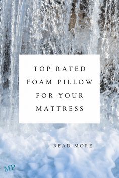 SUPA MODERN Cooling Foam Pillow: The Top-Rated Foam Pillow for Your Mattress! Cool Pillow, Gel Pillow, Memory Foam Pillows, Stomach Sleeper, Foam Pillow, Comfort Mattress, Best Pillow