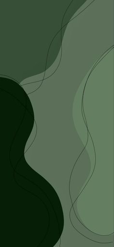 an abstract green background with wavy lines and curves on the bottom right corner, as well as in the middle left corner