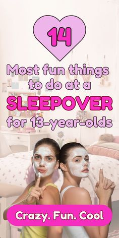 Fun girls sleepover activities 13 year old girl, best games and activities to play and do at a sleepover with your teen Bffs. The best stuff to do and things to do if you are planning a sleepover birthday party for your teen daughter and her friends, fun ideas to keep teens entertained through the night at a slumber party. Sleepover ideas, sleepover activities, printable party games for sleepover, sleepover list of ideas, ideas what to do at a sleepover, birthday slumber party ideas, hosting Fun Things To Do At A Sleepover Birthday Party, Thirteen Birthday Party Ideas Sleepover, Cool Sleepover Ideas For Teens, Girls Sleepover Ideas For Teens, What To Do At Parties, How To Host A Sleepover, Activities For A Sleepover, 13 Birthday Sleepover, What To Do At Sleepovers At Night