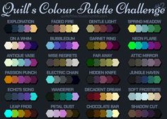 the quilt's color palette challenge is here to help you decide which colors are best for